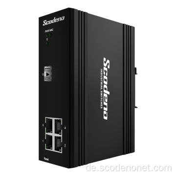 Ethernet-Switch mit industriellem Management mit 1-Port 1000Base-X 4-Port 100/1000Base-T-Port